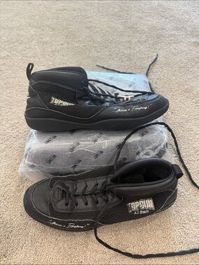 Top Gun black cheerleading shoes High-Top